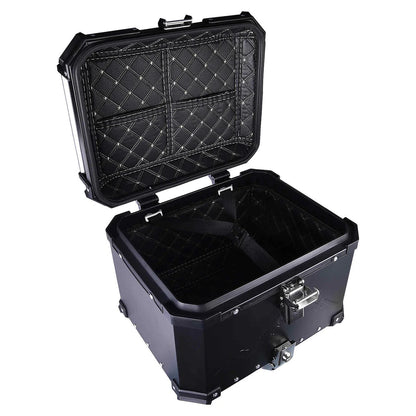 ADVENTURE TOP BOX FOR HIMALAYAN 411/450 ( CASE) 45LTRS BLACK PREMIUM  BY LGP - UNIVERSAL