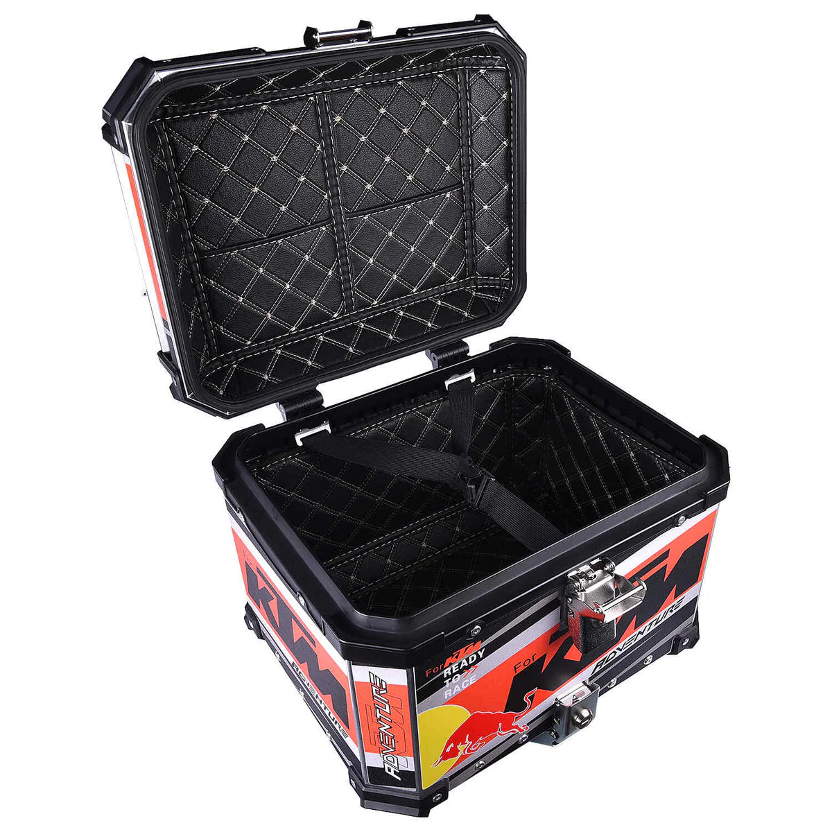 LGP Premium Aluminium KTM Graphics Top Box 45 ltrs