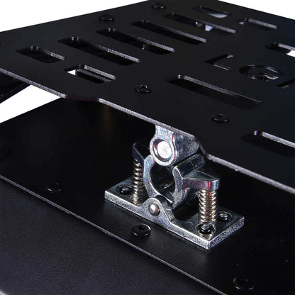 JB RACING litres | armoured aluminium alloy top box | Waterproof | BLACK ( fits all motorcycles ) - FREE BACKREST CUSHION PAD