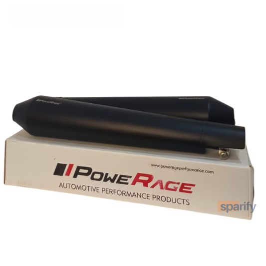 Royal Enfield Continental GT 650 / Interceptor 650 Twins Black Finish - Long Type PoweRage Performance Slip-On Exhaust