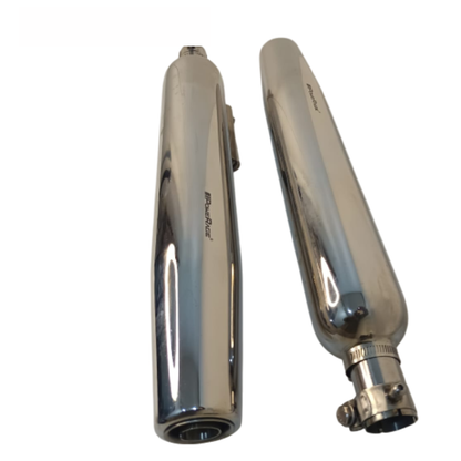 RE Super Meteor 650 – Polish Finish PoweRage Performance Slip on Exhaust