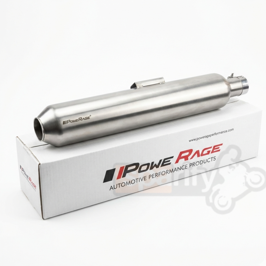 Royal Enfield Classic 350 / 500 Silver Matte Finish (Short Type) Powerage Performance Exhaust