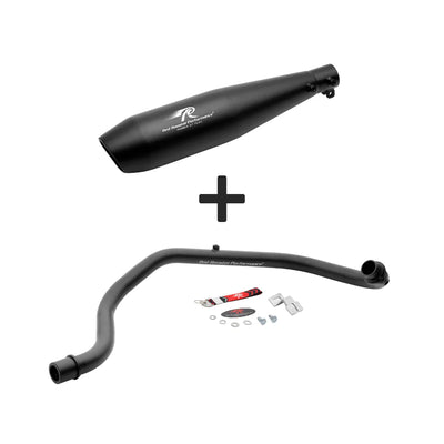 Hero XPulse 200 Red Rooster Performance POLARIS Exhaust | Black | Full System SS304 Exhaust