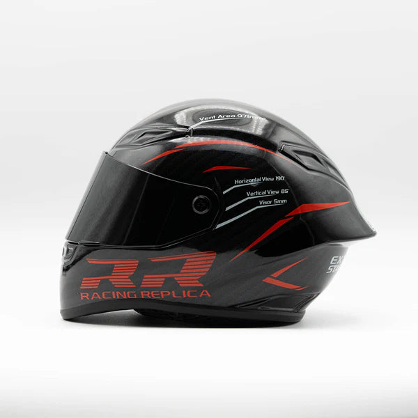 Sticker Agv Helmet Accessories AGV K1 Carbon Fiber Red Edition