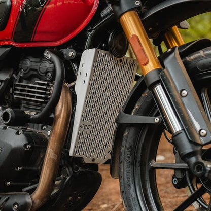 Triumph Speed 400 / Scrambler 400X Vector Radiator Grill Silver| LEGUNDARY CUSTOMS