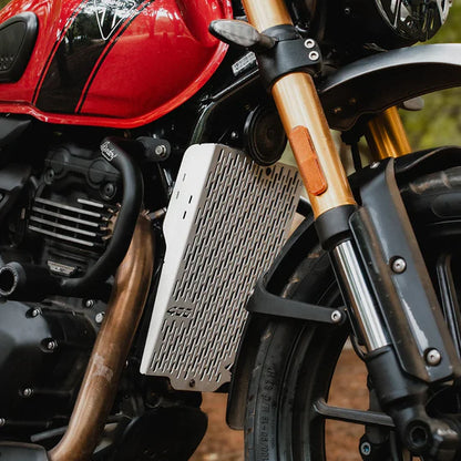 Triumph Speed 400 / Scrambler 400X Vector Radiator Grill Silver| LEGUNDARY CUSTOMS