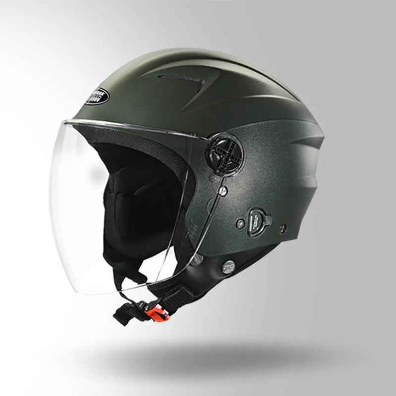 Rayisi STUDDS RAY ISI Certified Open FACE Helmet for Men and Women with D - R ...