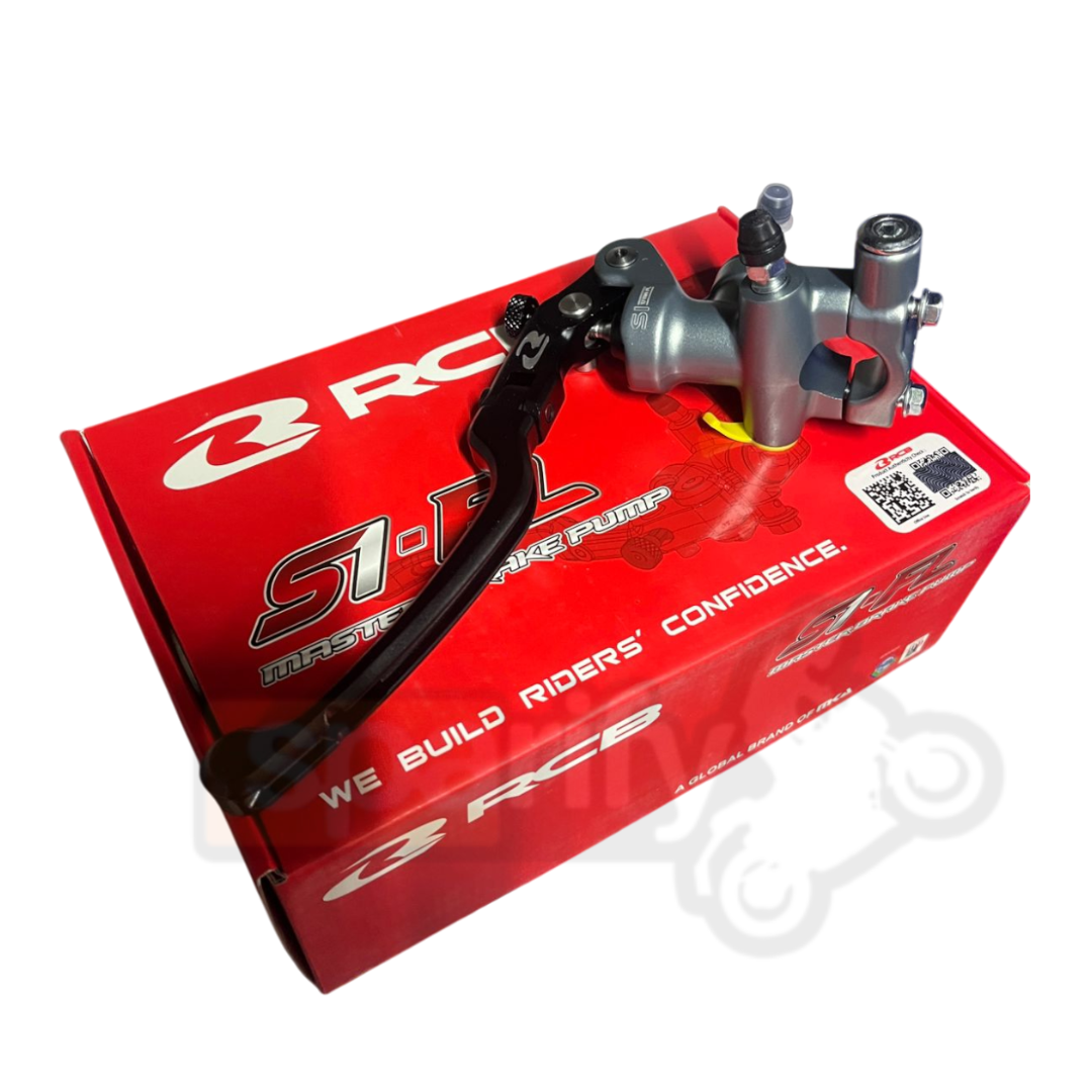 RCB FORGED MASTER BRAKE PUMP S1-FL LH 17MM TITANIUM 01B053T | LEFT HAND SIDE