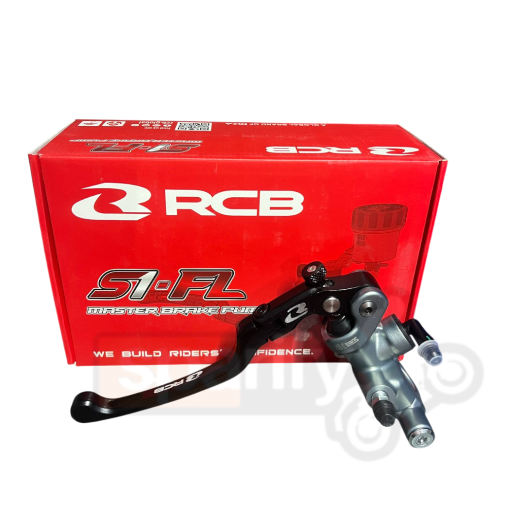 RCB FORGED MASTER BRAKE PUMP S1-FL LH 17MM TITANIUM 01B053T | LEFT HAND SIDE