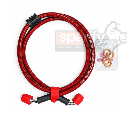 Racing boy Corporation ( RCB )  E series brake Hose pipe - RED