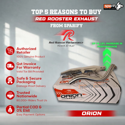 RE Guerrilla 450 Red Rooster Performance exhaust Orion ( Polish )