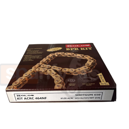 RE SHOTGUN 650  Rolon Brass Chain Sprocket Kit  HPORC 464NF
