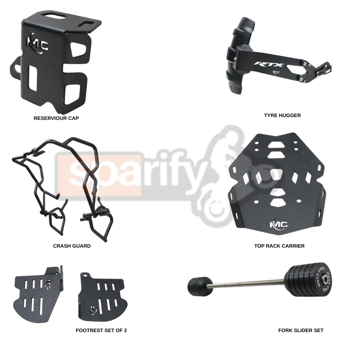 TVS Apache RTX 300 Protection Combo Kit 01 – Safety & Touring Protection Kit for Apache RTX 300