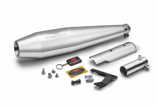 Honda Highness CB350 Red Rooster Performance Exhaust Pegasus MATTE BLACK