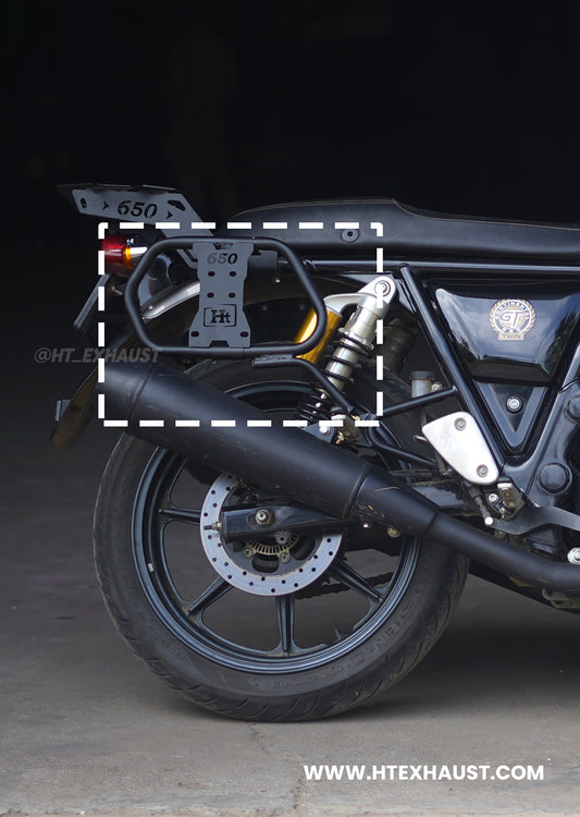 Interceptor 650 and Continental GT 650Gt Saddle Stay black matt – SB976 / ht exhaust