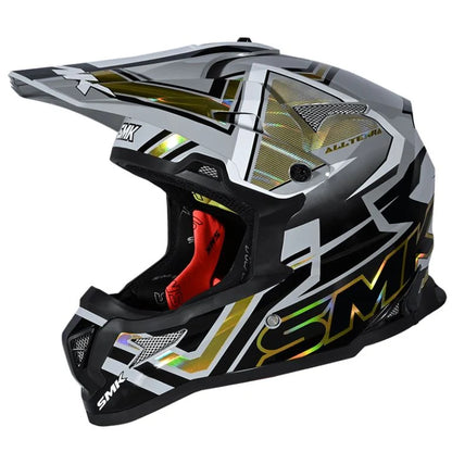 SMK Allterra X-Aces | Off Road Helmet for Bikers | – GL627 | Gold Grey MX helmet