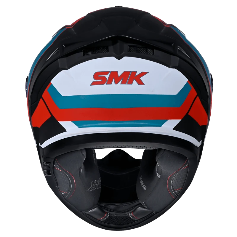 SMK TYPHOON STYLE HELMET MA235 (Matt Black Blue Red)