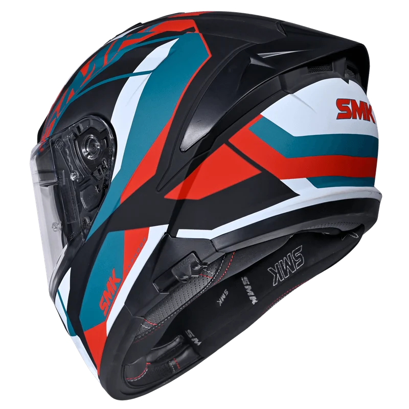 SMK TYPHOON STYLE HELMET MA235 (Matt Black Blue Red)