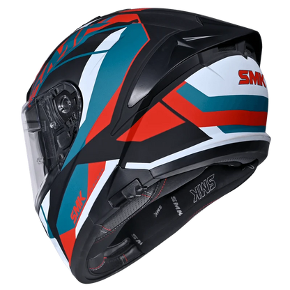 SMK TYPHOON STYLE HELMET MA235 (Matt Black Blue Red)