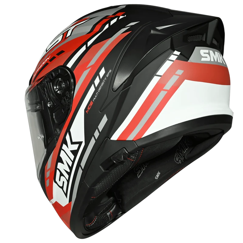 SMK Typhoon Style Sports Tourer Gloss Red Black helmet - GL231