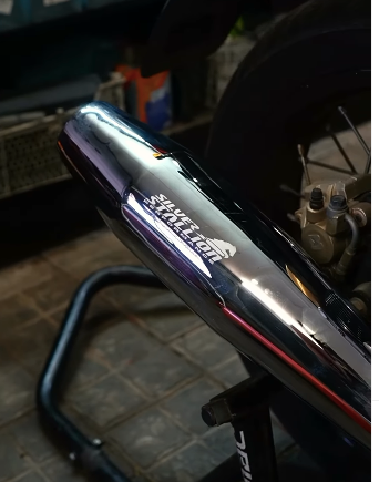 RE Interceptor 650 /GT 650 | SILVER STALLION | DYNO High Performance Exhaust System | Silver Glossy finish | Twin, SS304 - LIFE TIME WARRANTY