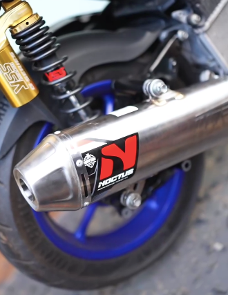 YAMAHA AEROX 155 | NORIFUMI NOCTUS MATIC | PERFORMANCE EXHAUST SYSTEM - MADE IN INDONESIA