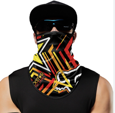 Riding face Mask | FOX RACING ROCKSTAR ENEGERY | For Men & Women | Sun Protection - Neck gaiter / Bandana