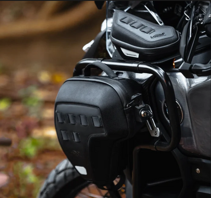 LOBOO Crash Bar Bags BHGB13BK (5L Pair) for BMW R1300GS Adventure (2024+) - Anti-Theft EVA Hard Shell Storage