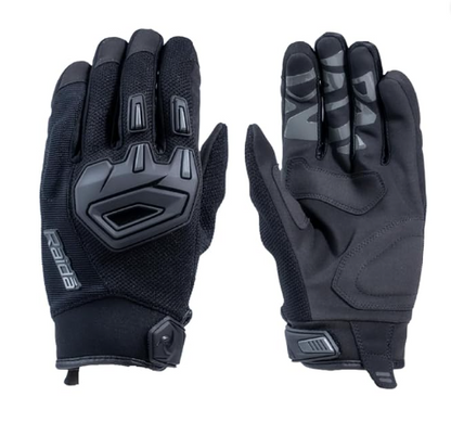 Raida Avantur 2.0 Motorcycle Gloves | Vegan Friendly | Enhanced Knuckle Protection | Touchscreen Compatible | Lightweight & Comfortable | Ideal for Daily Commute & Weekend Rides (Grey, L)