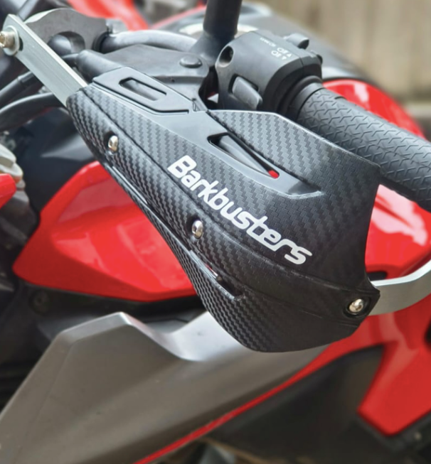 Bark Buster Metal HandGuard(Black) - HAND PROTECTOR for universal moto ...