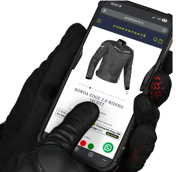 KORDA TRIAD RED RIDING GLOVES