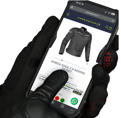 KORDA TRIAD RED RIDING GLOVES
