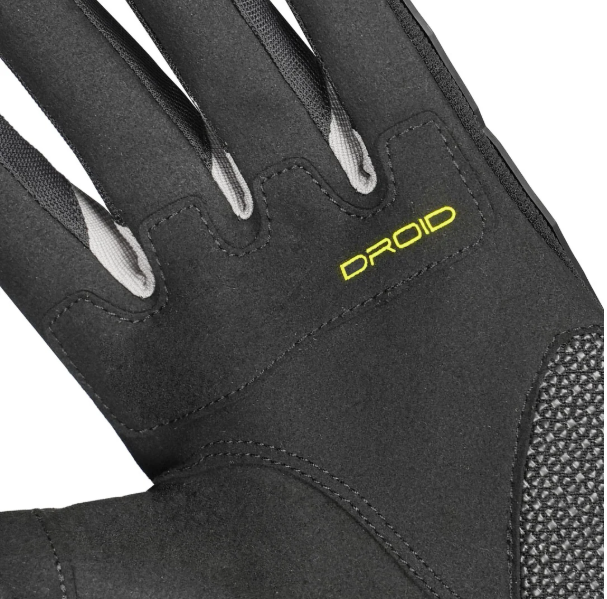 KORDA DROID FL YELLOW RIDING GLOVES