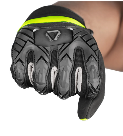 KORDA DROID FL YELLOW RIDING GLOVES