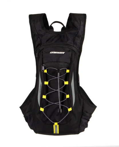 Cramster Oasis Hydration Backpack with 2L Bladder (Black Yellow)