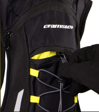Cramster Oasis Hydration Backpack with 2L Bladder (Black Yellow)