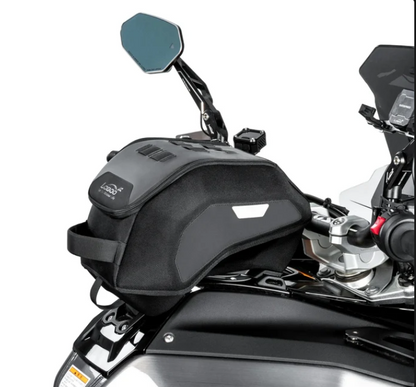 LOBOO BTB13BK Motorcycle Tank Bag with Anti-Theft Quick-Release System and Rain Cover, Custom Fit for BMW R1300GS Adventure Original Mounting Points