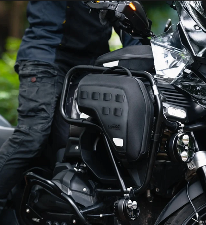 LOBOO Crash Bar Bags BHGB13BK (5L Pair) for BMW R1300GS Adventure (2024+) - Anti-Theft EVA Hard Shell Storage