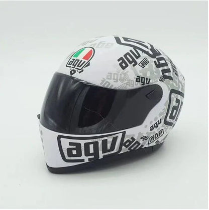 agv k3 replica malaysia AGV K3 anniversary addition black white Creative Motorcycle Miniature – SPARIFY