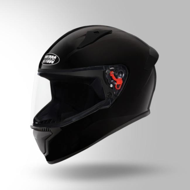 Studds Thunder Full Face Helmet with Clear Visor - Black