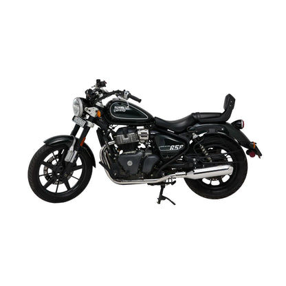 Royal Enfiled Super Meteor 650 Red Rooster Performance Astral Polish Exhaust