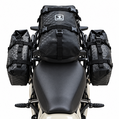 TAANC Terra 24L Waterproof Modular Motorcycle Luggage Combo ( PACK OF 3 )