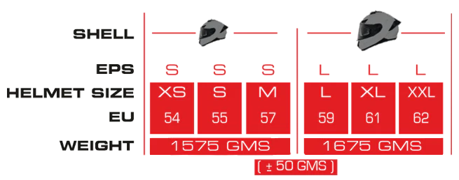 SMK Typhoon Azonix Gloss Black Grey Yellow (GL264) Helmet SMK