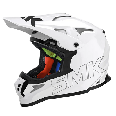 SMK Allterra Off Road Helmet - White GL120
