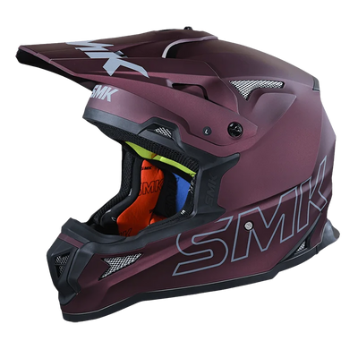 SMK ALLTERRA MA300 WINE RED OFFROAD HELMET