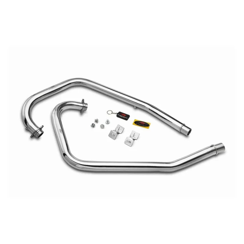 Red rooster performance exhaust with header pipe ( FULL SYSTEM ) for Interceptor 650 /continental GT 650 stellar polish ( with DB killer ) - COMBO 6