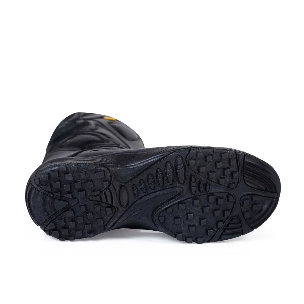 Raida Explorer Motorcycle Riding Boots | Ankle, Shin, & Heel Protection | Memory Foam Insole | Leather | 6 months warranty - BLACK