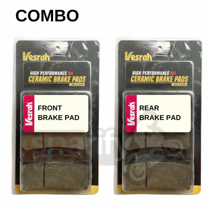 KTM DUKE 250 / 390 GEN 3 ceramic brake pads by vesrah - COMBO