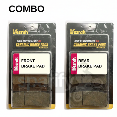Yamaha R15 V3 / R15 V4 ceramic brake pads by vesrah - COMBO (FRONT & REAR)