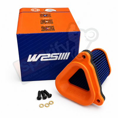 RE Interceptor 650 / Continental GT 650 Way2speed Magna flow nano fiber airfilter with free velocity stack | 73cfm air flow